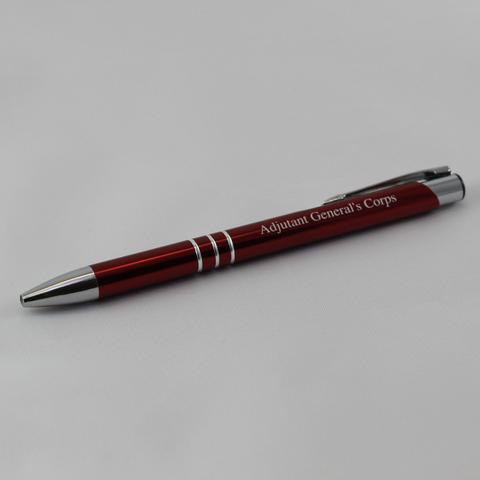 Pen, Ball-point in Metallic Red